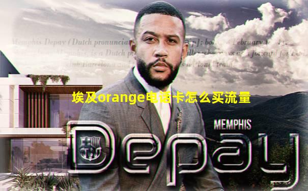 埃及orange电话卡怎么买流量